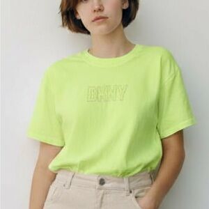 DKNY Lime Green Short Sleeve Tee